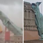 Powerful Storm Topples Brazil’s Iconic Statue of Liberty