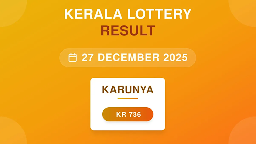 Kerala Lottery Result Declared Today