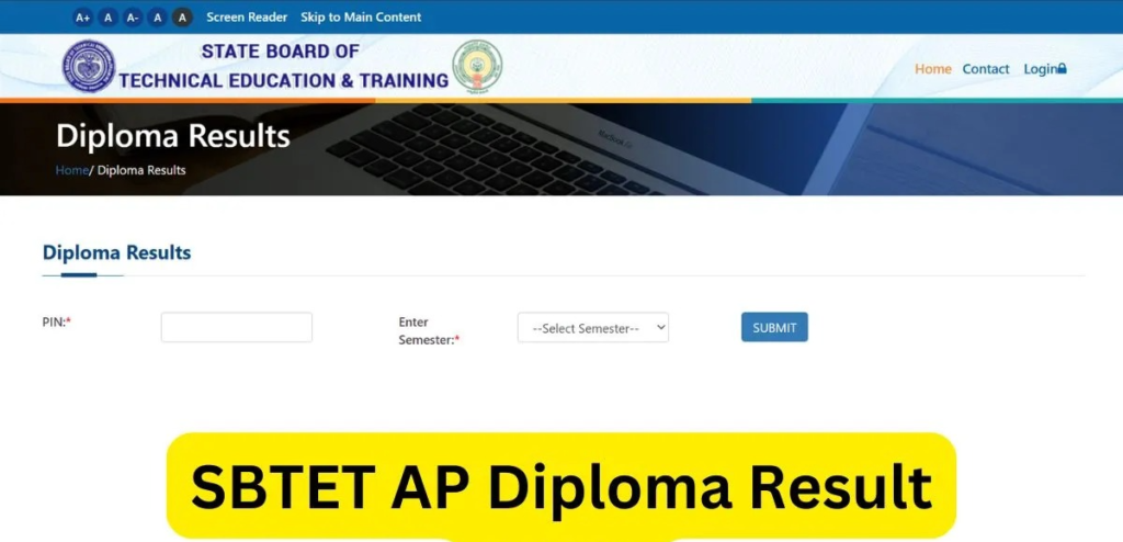 SBTET Results 2025 Released, Diploma Students Can Check Scores