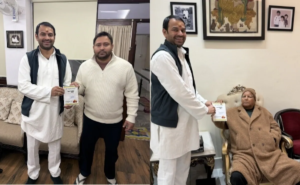 Tej Pratap Yadav Reunites with Lalu and Tejashwi, Plans Dahi-Chura Celebration